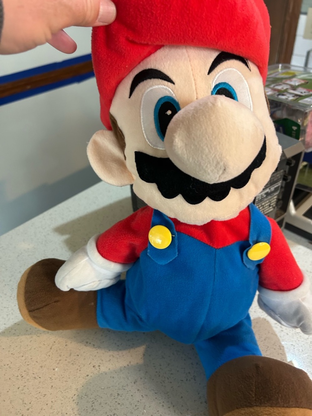 Nintendo Mario Plush - Red Hat, Blue Overalls, Brown Shoes